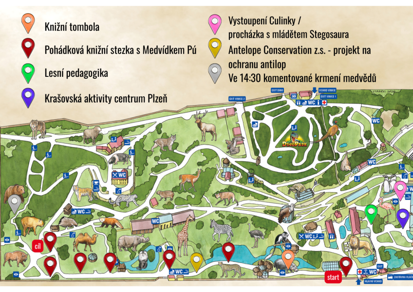 Den dětí - mapa Den dětí - mapa